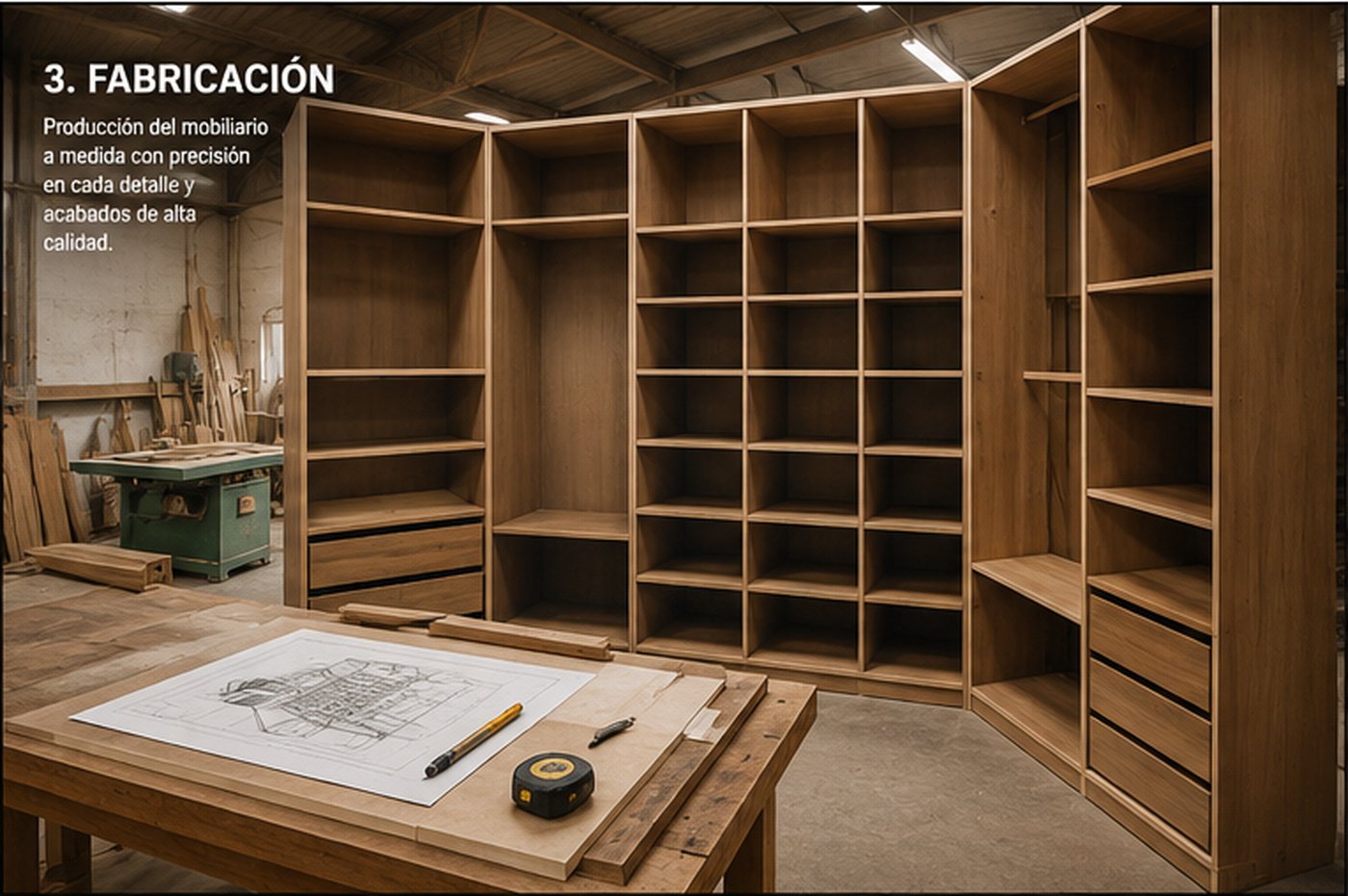 Fabricación de mobiliario